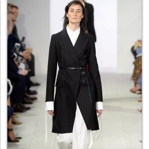 Michael Kors Collection Double Breasted Wool Coat